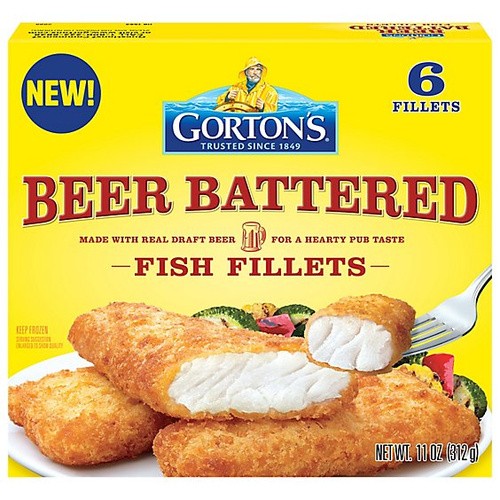GORTONS BEER BATTER FISH FILLET 11 OZ