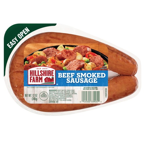 HILLSHIRE FARM BEEF SMKD SAUSAGE 12 OZ