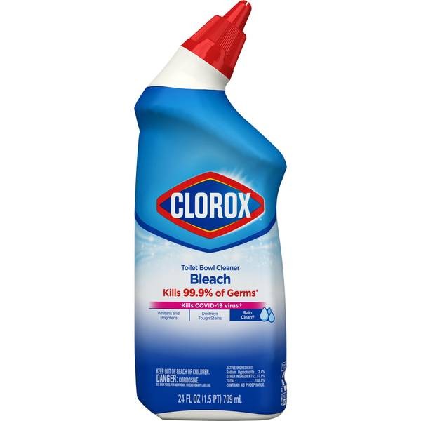 CLOROX BLEACH TOILET BOWL CLEANER 24 FLOZ