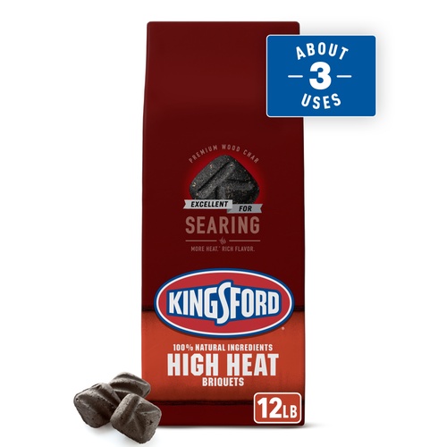 KINGSFORD HI HEAT BRIQUETS               12 LBS
