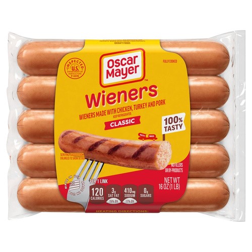 OSCAR MAYER BUNLENGTH WIENERS            16 OZ