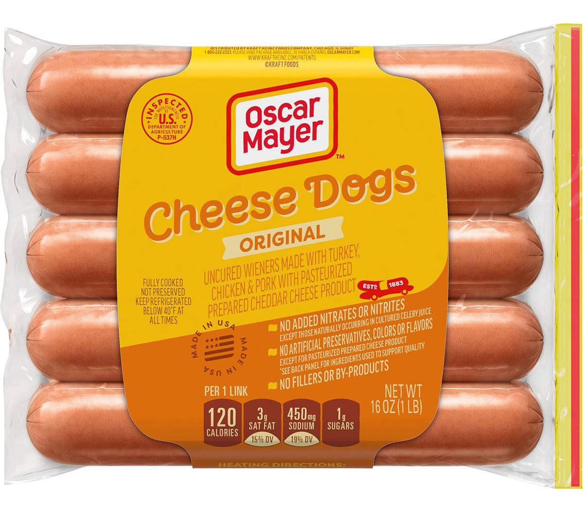Oscar Mayer Classic Cheese Dogs 16 Oz