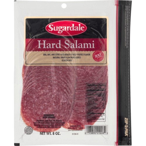 OM HARD SALAMI           8Z 8 OZ