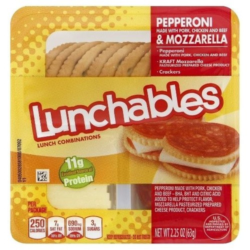 Lunchables Pepperoni & Mozzarella 2.25 OZ