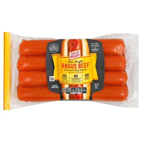 OSCAR MAYER ANGUS BNLNGTH BEEF FRANK 15 OZ