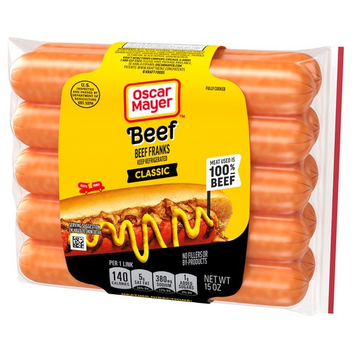 OSCAR MAYER BEEF FRANK 15 OZ