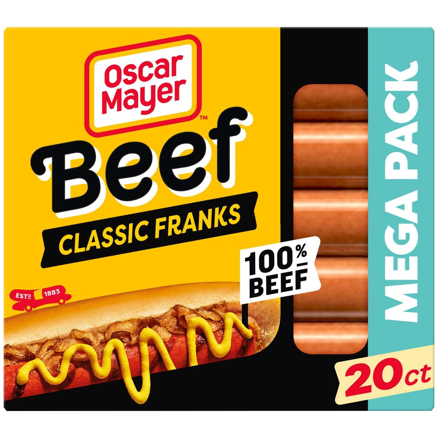 OSCAR MAYER BEEF FRANKS VALUE SIZE       1 OZ