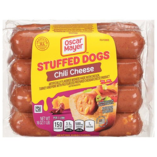 OSCAR MAYER CHILI CHEESE DOGS 16 OZ