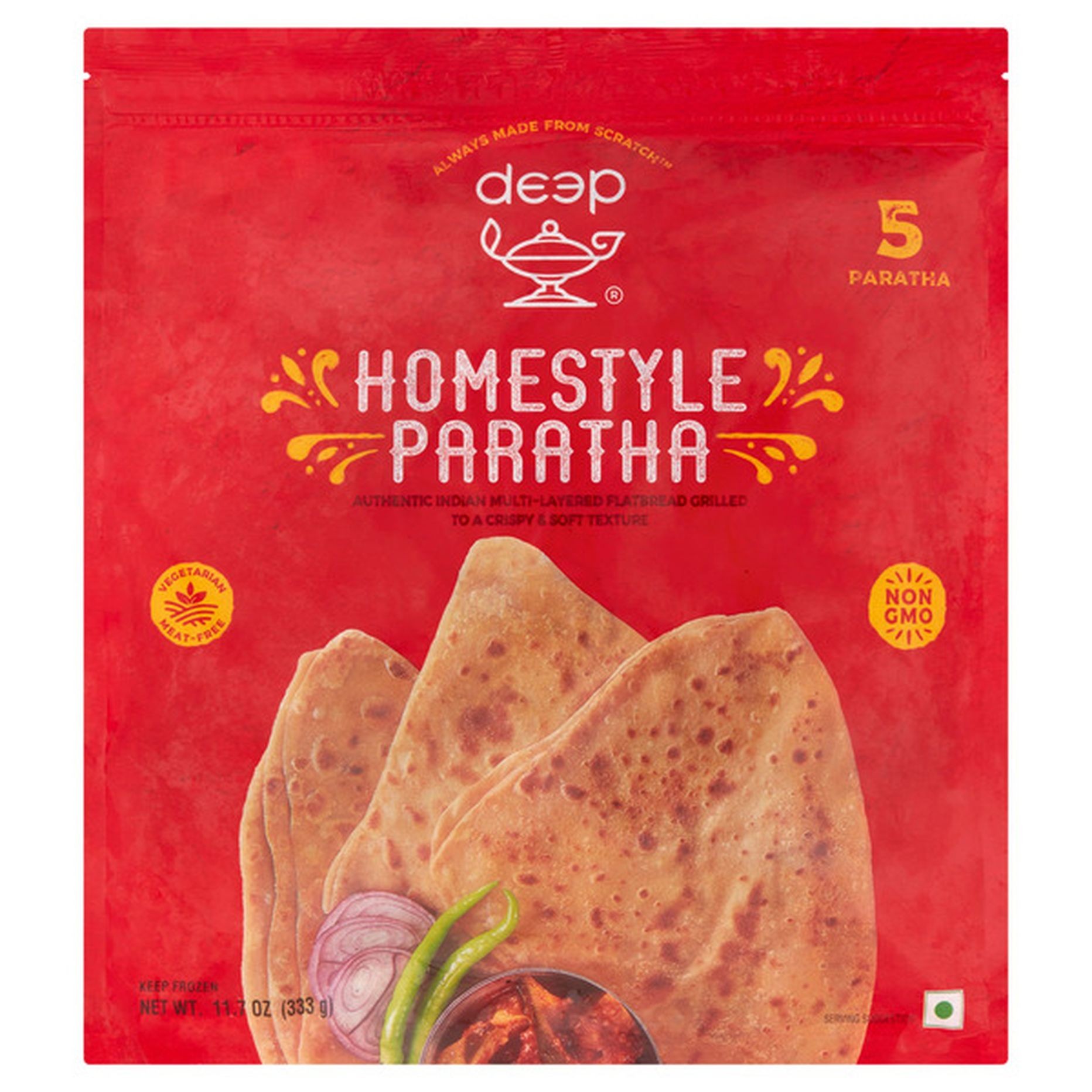 DEEP HOMESTYLE PARATHA 11.75 OZ