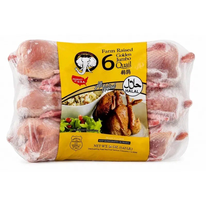 GOLDEN QUAIL JUMBO HALAL 26 OZ