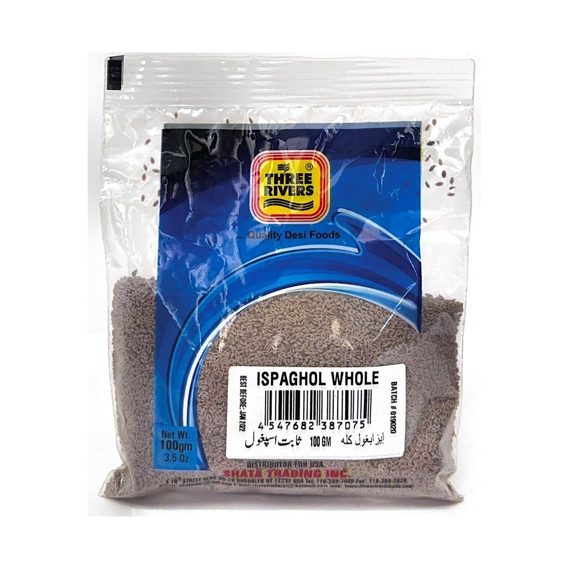 THREE RIVERS ISPAGHOL WHOLE 100 GM