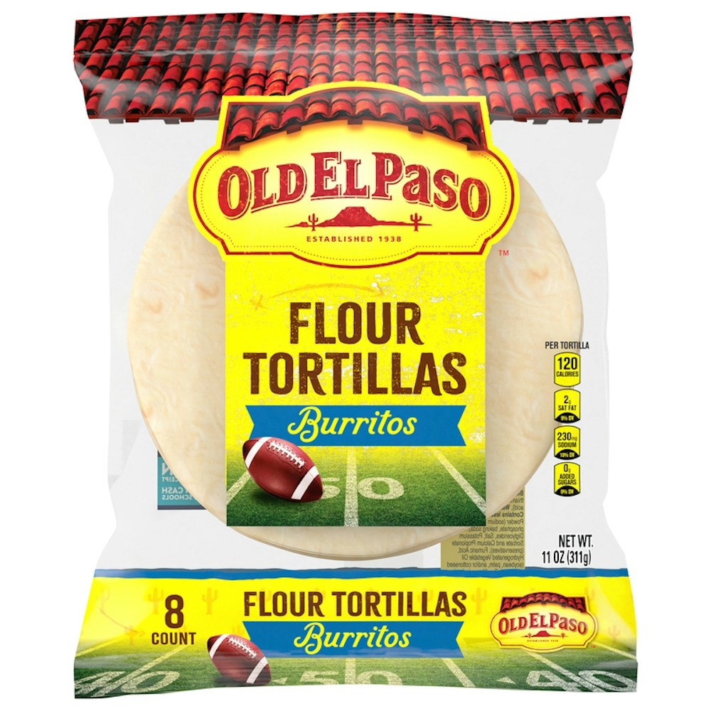 Old El Paso Flour Burrito Tortilla 11 OZ
