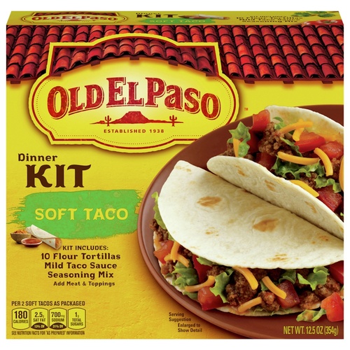 OLD EL PASO SFT TACO KIT                 1 OZ