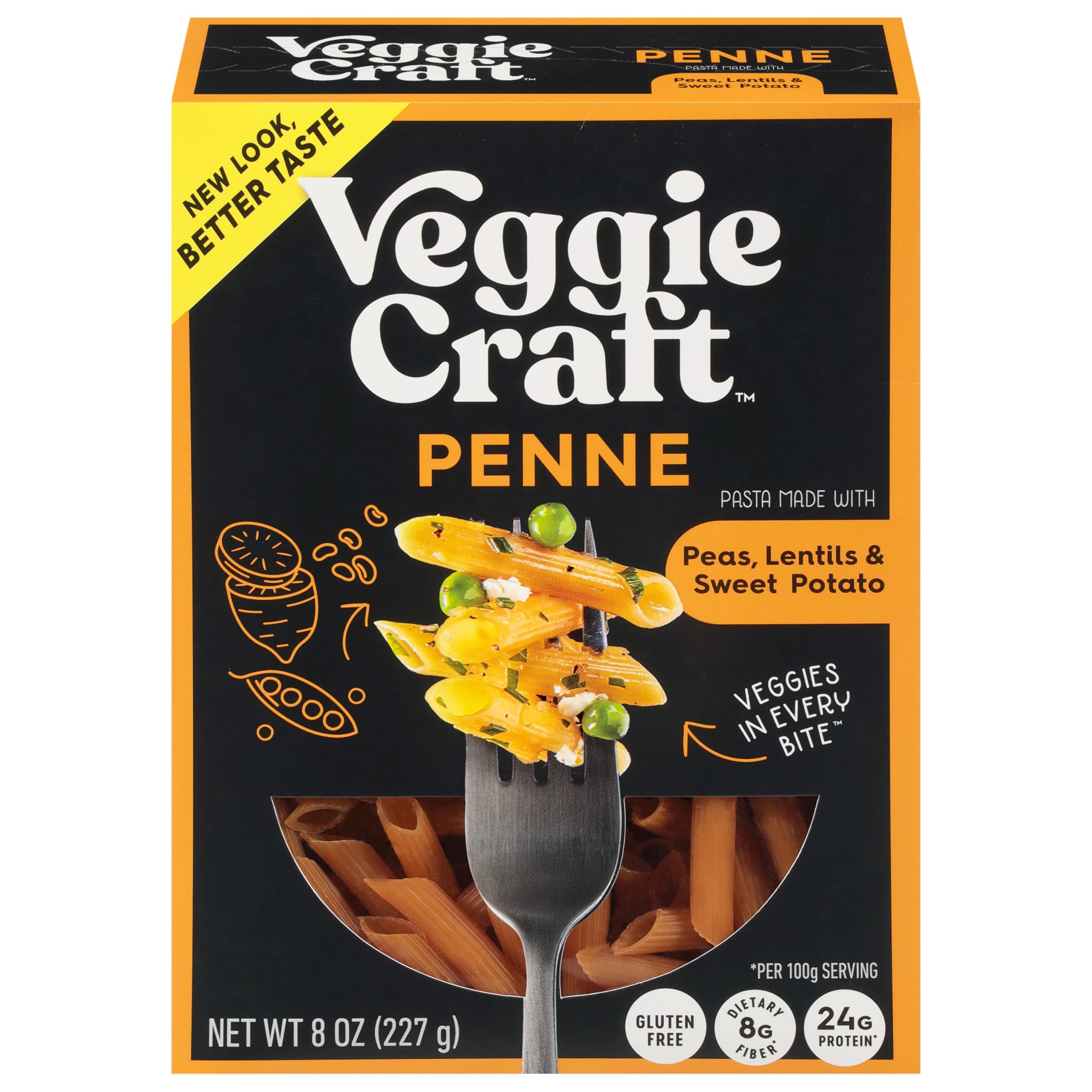 VEGGIECRAFT PASTA SWEET POTATO 0.5 Lbs