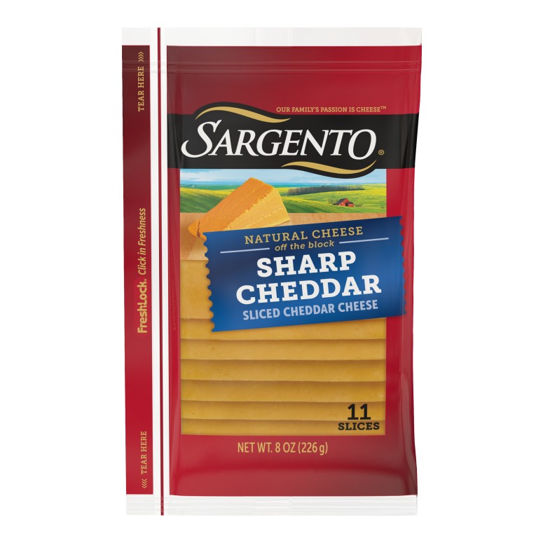 SARGENTO SHARP CHEDDAR SLICED 8 OZ