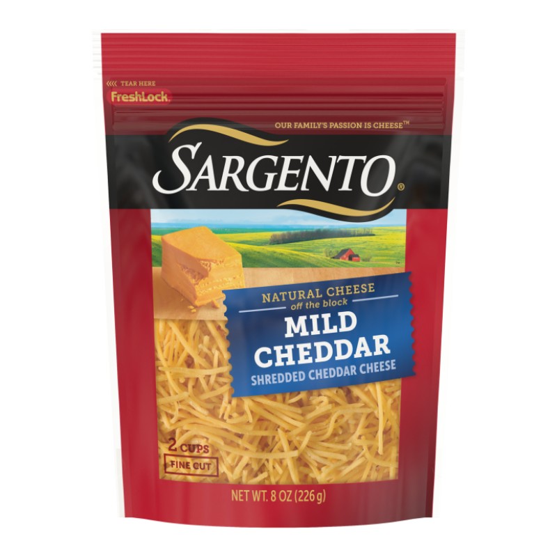 SARGENTO MILD CHEDDAR SHREDDED 8 OZ