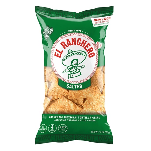 EL RANCHERO TORTILLA CHIPS SALTED        14 OZ
