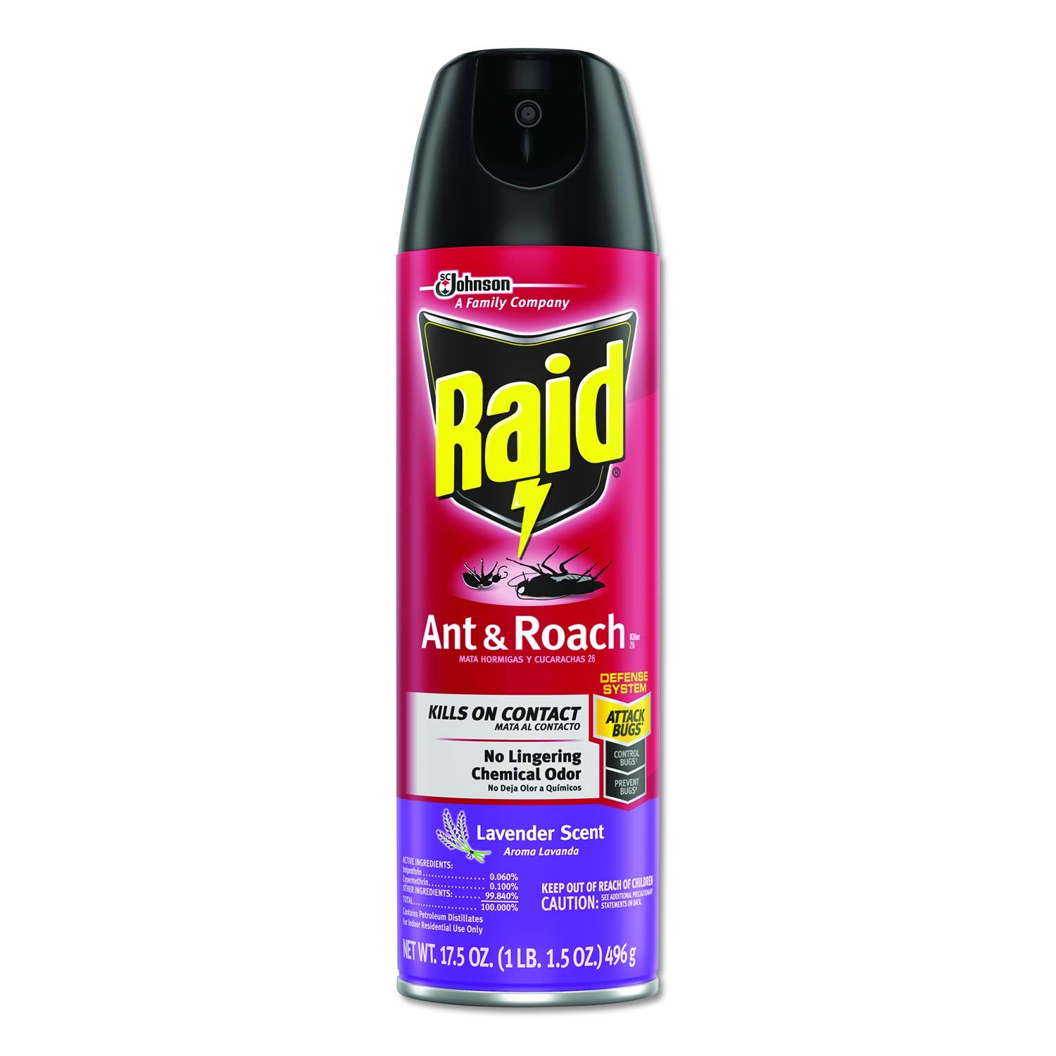 Raid Ant And Roach Killer Lavender 17.5 OZ