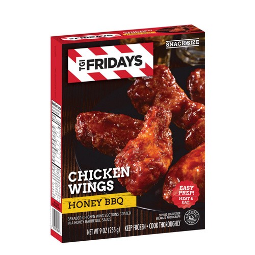 TGI FRIDAYS HONEY/BBQ WINGS 9 OZ