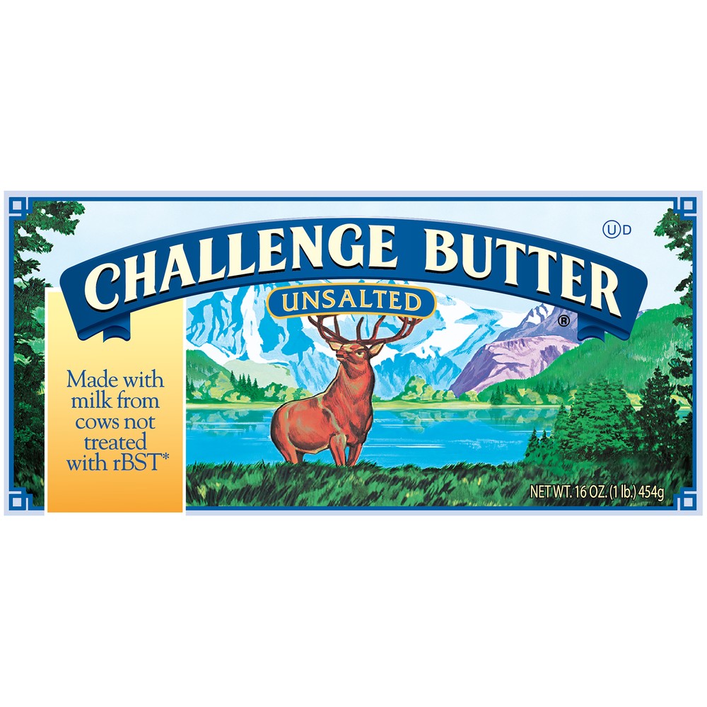 CHALLENGE BUTTER UNSALTED 1 LBS