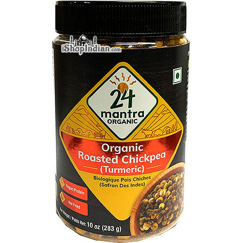 24 Mantra Organic Roasted Chickpea Turmeric