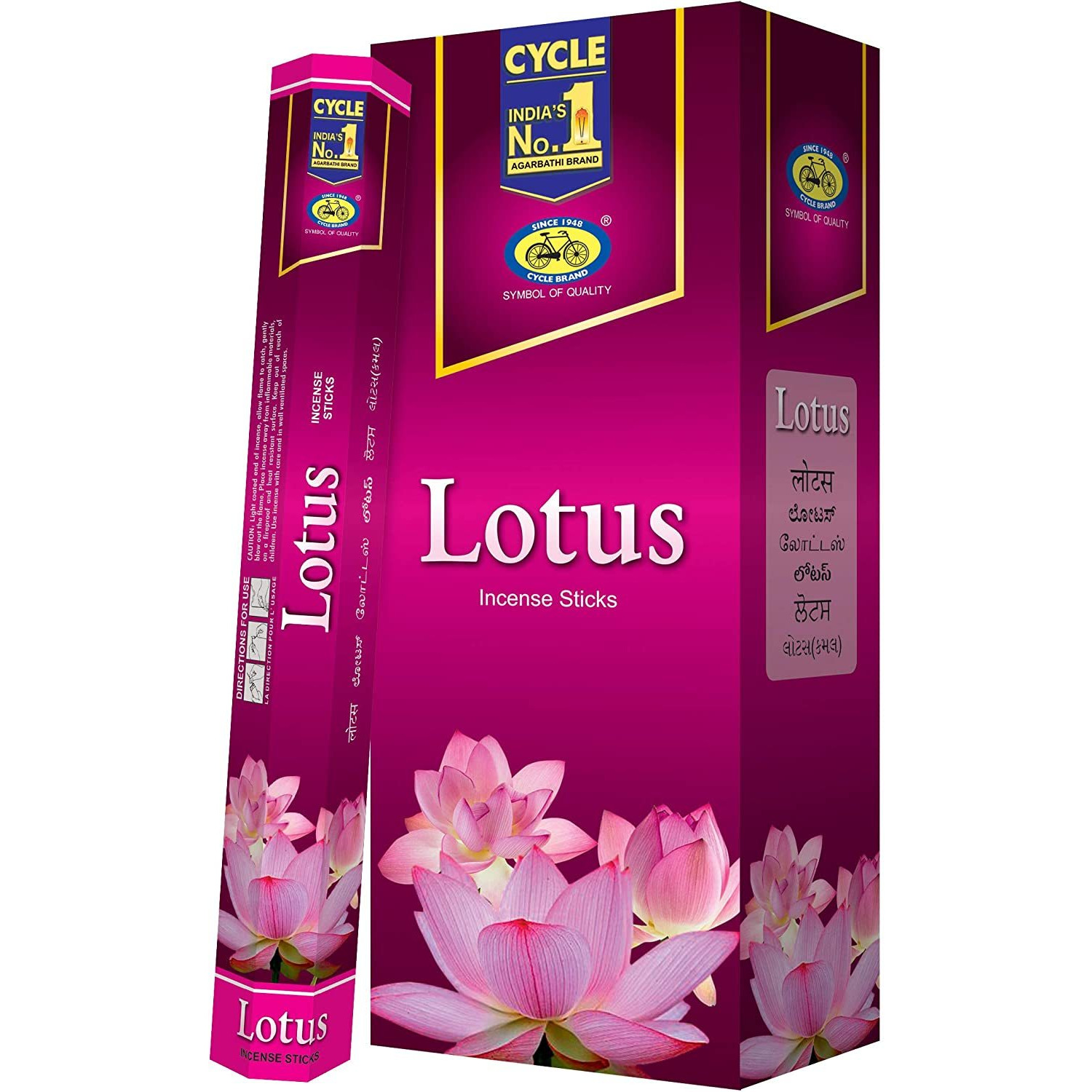CYCLE LOTUS INCENSE BOX
