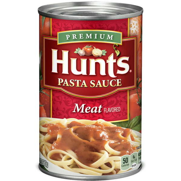 Hunts Pasta Sauce Meat Flavor