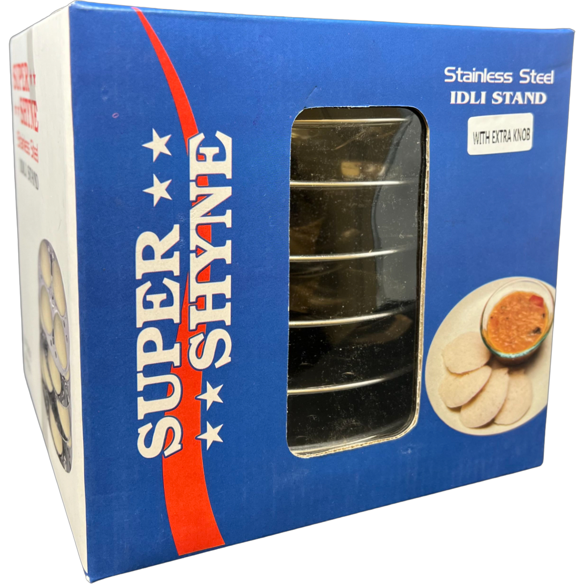 SUP S SS IDLI STAND 6 PLATES 24C