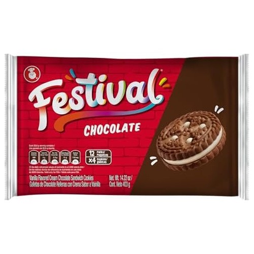 FESTIVAL CHOCOLATE COOKIES 14.21 OZ