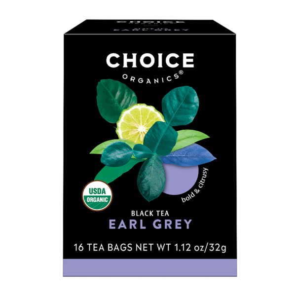 CHOICE ORGANIC EARL GREY 16 Each