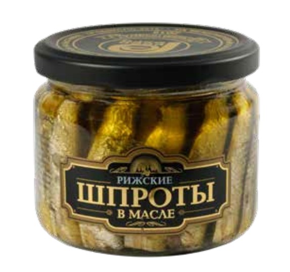 RIGA GOLD SPRAT IN OIL 250 GM