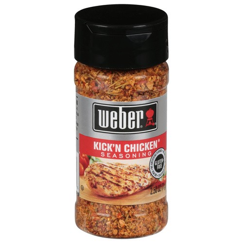 WEBER KICK'N CHICKEN SEASONING 2.5 OZ