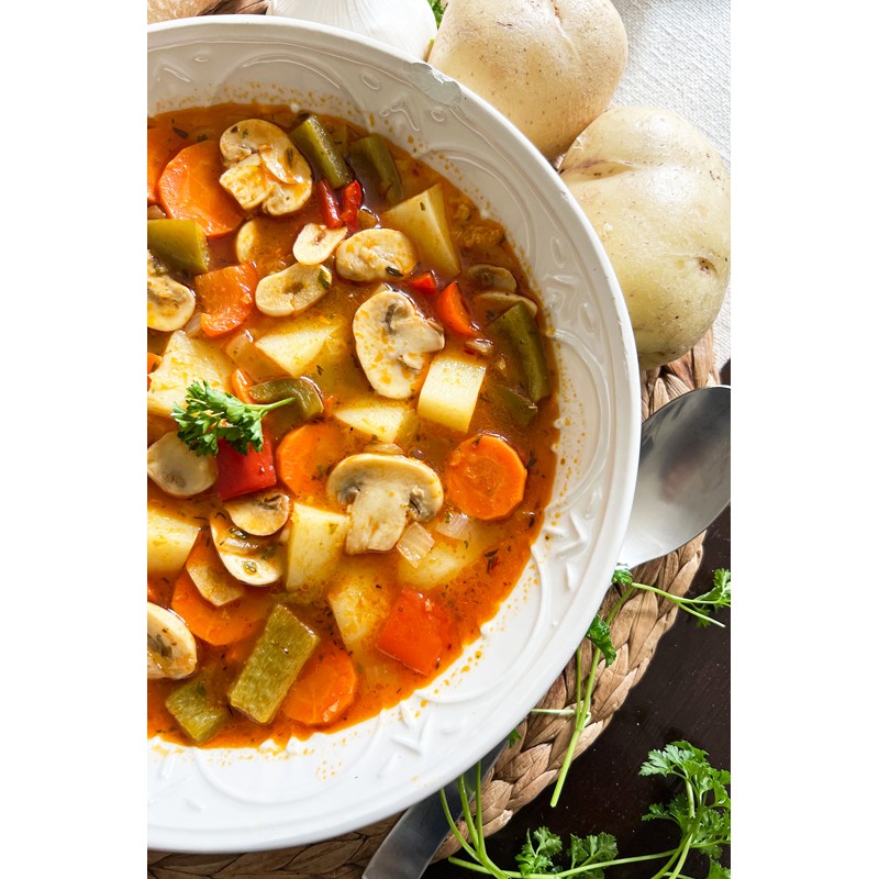 VEGGIE STEW W/MUSHROOMS                  16.93 OZ
