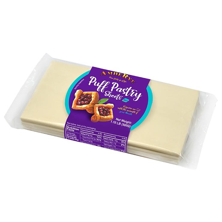 AMBERYE PUFF PASTRY SHEETS 500 GM