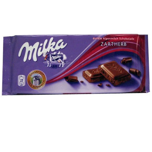 MILKA DARK CHOCOLATE CONFECTIO 3.5 OZ