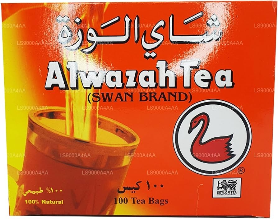 Alwazah Tea (Swan Brand) Ceylon With Cardamom  12 BAG