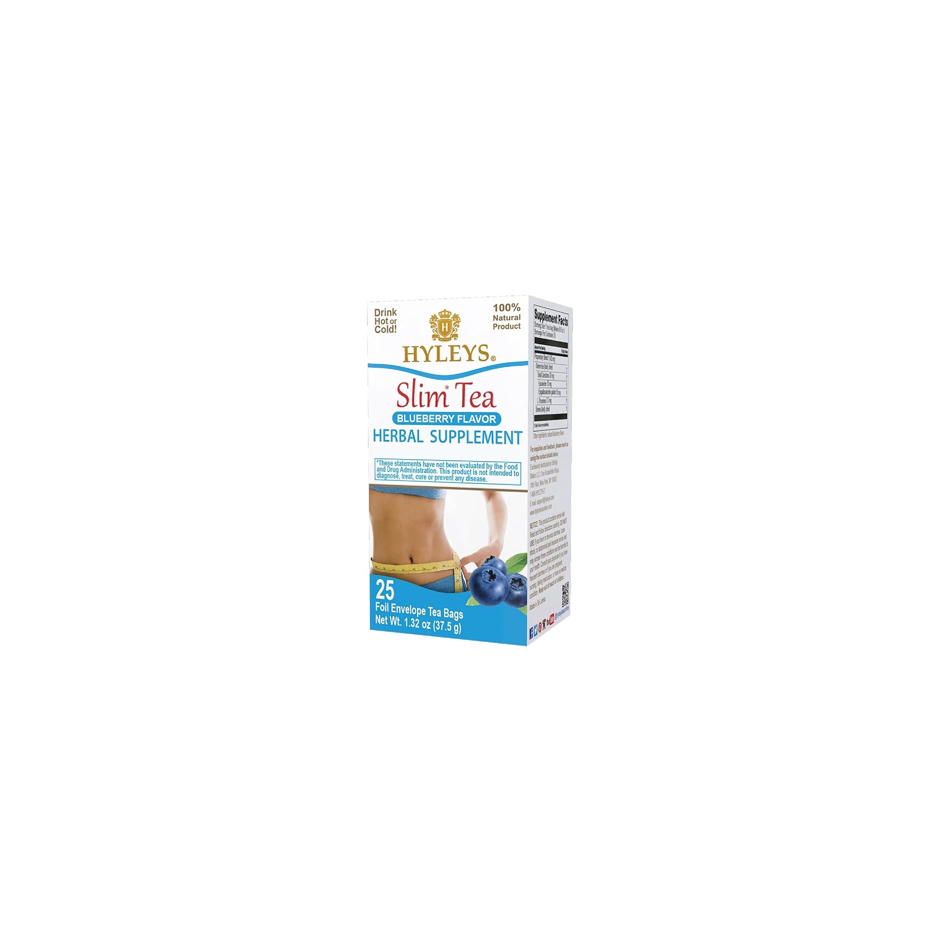 HYLEYS BLUEBERRY SLIM TEA 25 BAG