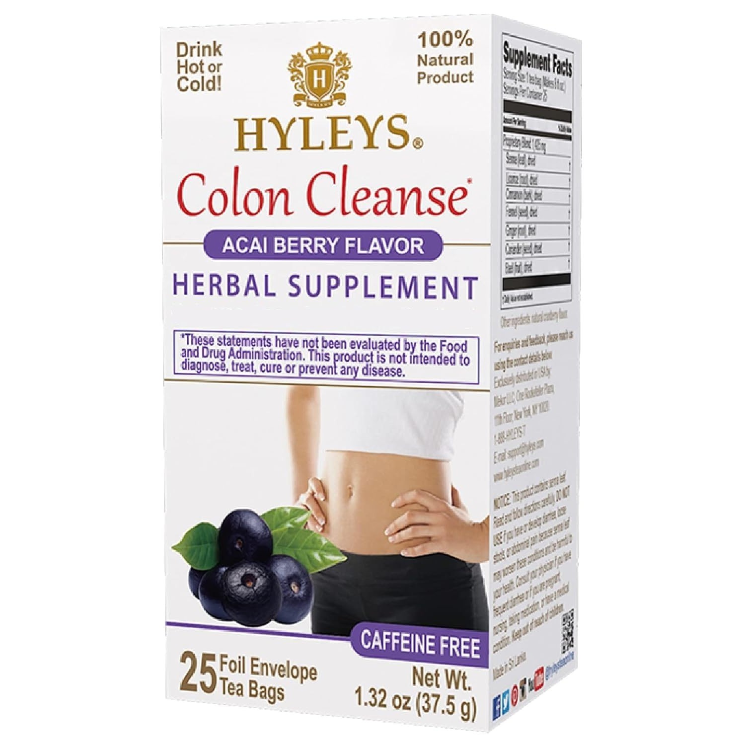 HYLEYS COLON CLEANSE 37.5 GM