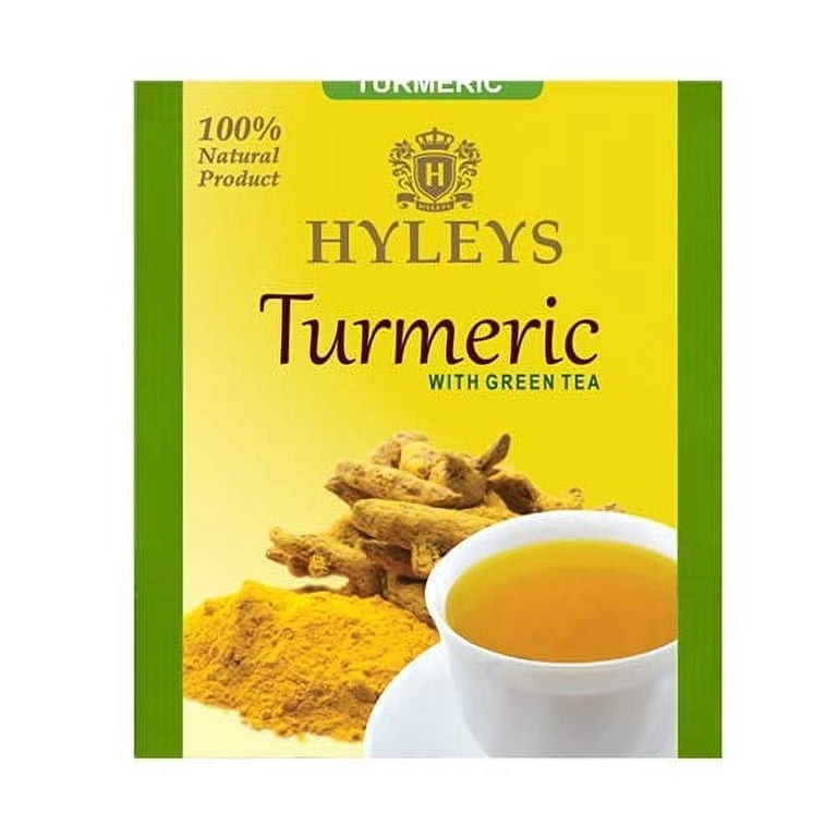 HYLEYS TURMERIC WITH GREEN TEA 25 BAG