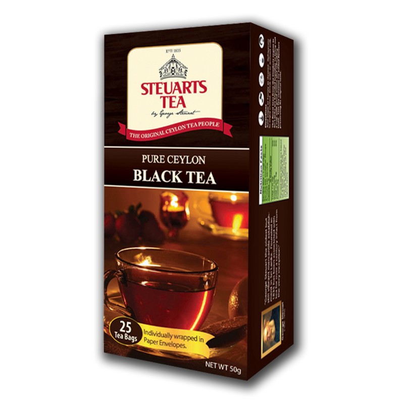 Steuarts Black Tea Bag 25 Bag