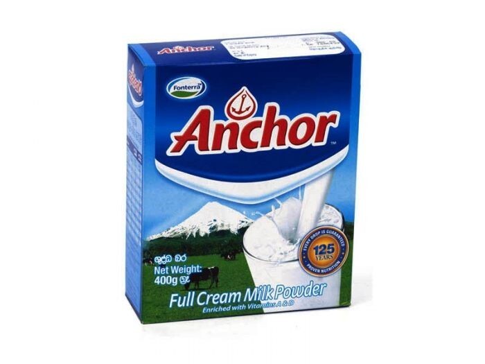 ANCHOR FULL CREAM MILK POWD 400 GM