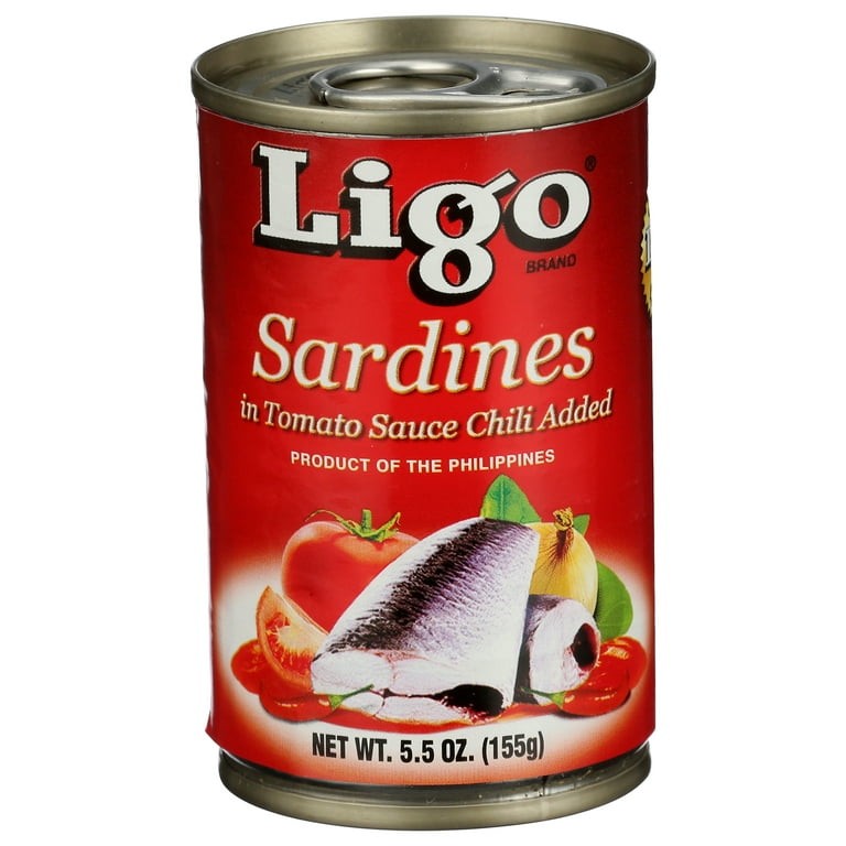 LIGO SARDINE IN TOMATO CHIL SC 5.5 OZ