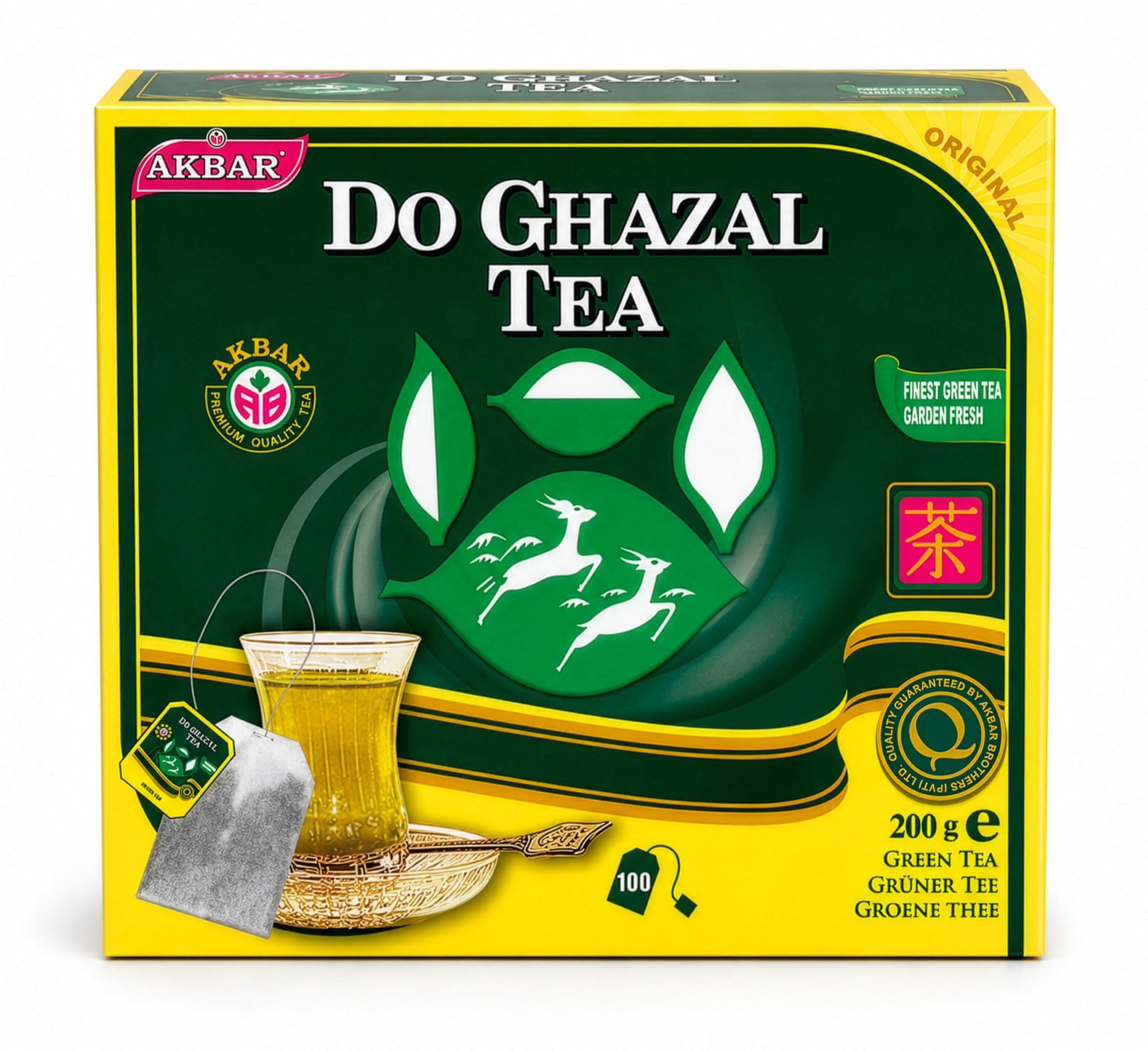 Do Ghazal Green Tea Bags 100 BAG