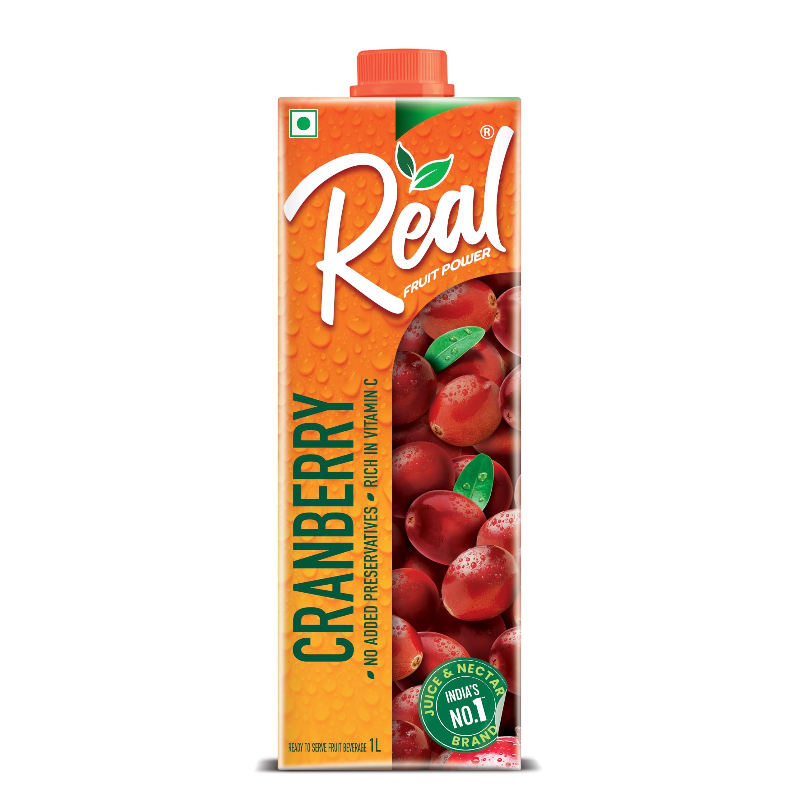 CRANBERRY 1LTR REAL FRUIT POWER 1 LTR