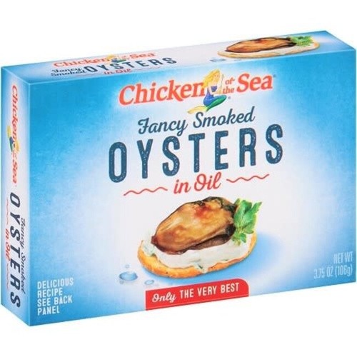 CHICKEN OF THE SEA SMOKED OYSTERS        3.75 OZ