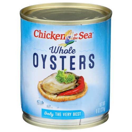 CHICKEN OF THE SEA WHOLE OYSTER 8 OZ