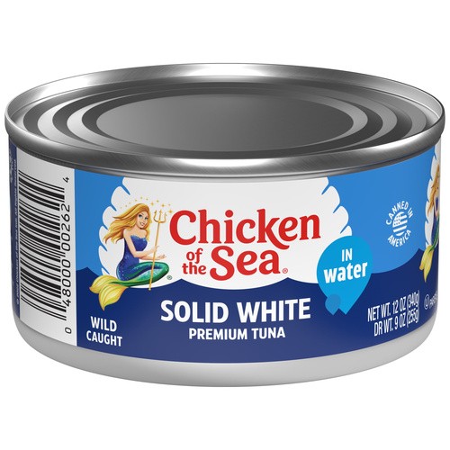 CHICKEN OF SEA SLD WHT/WTR TUNA          12 OZ