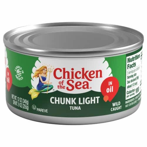 Chicken Of The Sea Chunky Light Tuna In Oil 12 OZ