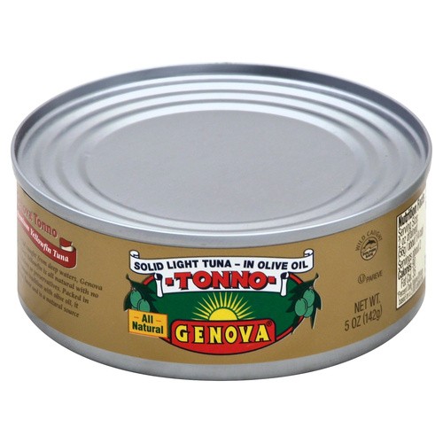 OIL   GENOVA LIGHT TUNA IN OLIVE OIL 0.31 Lbs