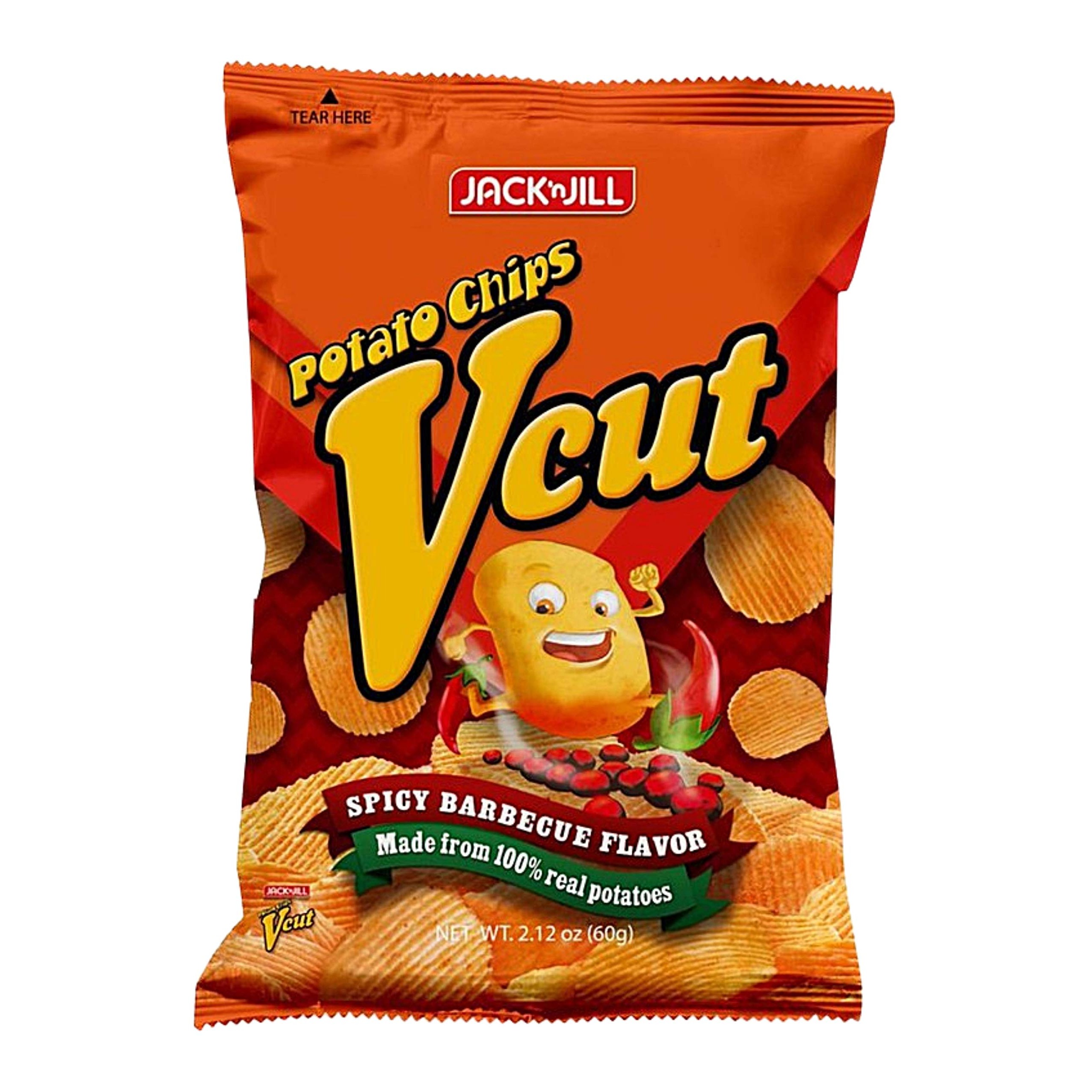 JACK N JILL POTATO CHIPS V CUT 60 GM